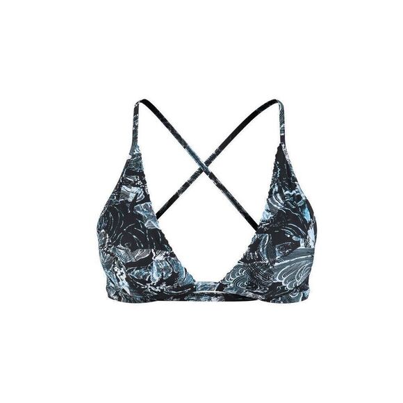 Lululemon X Malia Manuel Will The Wave Bikini Top In Eternal Wave Starlight Blk - Picture 2 of 10